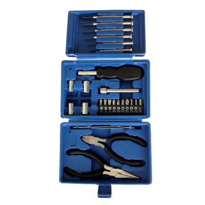 Набор инструментов Stinger, 26 предметов, в пластиковом кейсе, 164x49x107 мм, синий
