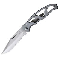 Нож Gerber Essentials Paraframe Mini, серрейторное лезвие, блистер, 22-48484 Нож Gerber Essentials Paraframe Mini, серрейторное лезвие, блистер, 22-48484