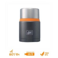 Термос для еды Esbit FJSP, c ложкой, темно-серый (оранжевый), 0.75 л, FJ750SP-GO Термос для еды Esbit FJSP, c ложкой, темно-серый (оранжевый), 0.75 л, FJ750SP-GO