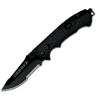 Нож Gerber Tactical Hinderer CLS, черный, серейторное лезвие, коробка, 22-01870