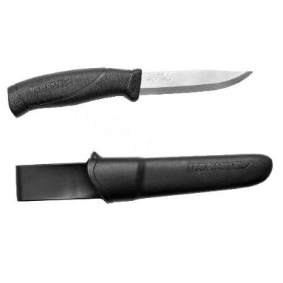 Нож Morakniv Companion Black, нержавеющая сталь, 12141 Нож Morakniv Companion Black, нержавеющая сталь, 12141
