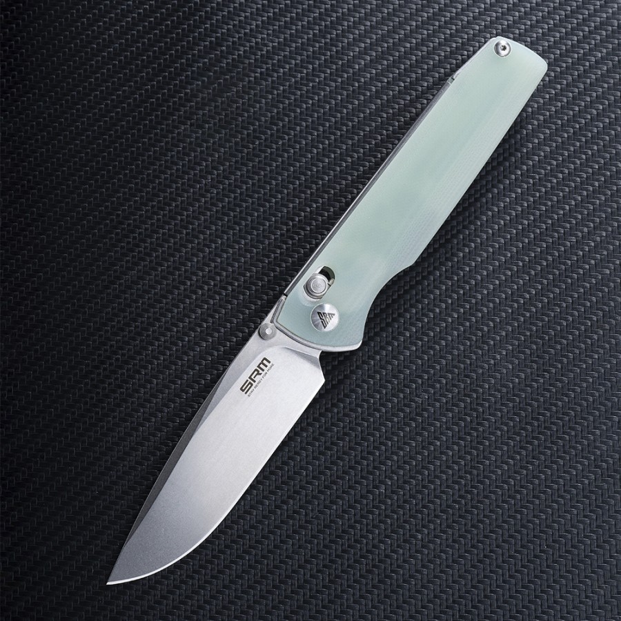 Нож складной SRM Terrier 258L-GC нефритовый