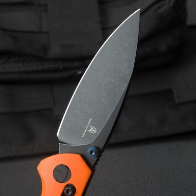 Нож Bestechman Ronan сталь 14C28N, рукоять G10 оранжевая