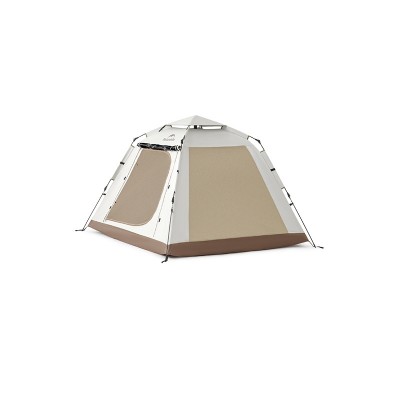 Палатка Naturehike Ango Picnic CNK2450WS021  трёхместная c навесом бежевая c черным