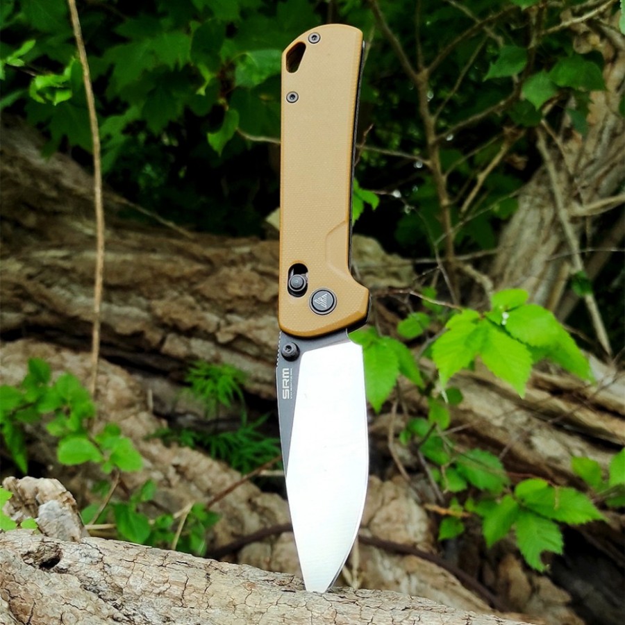 Нож складной SRM 168L-GW песочный