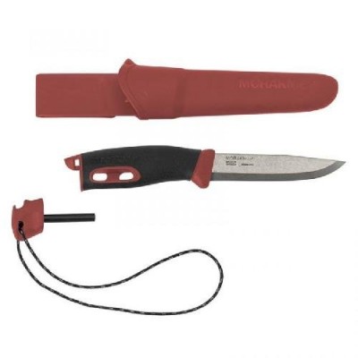 Нож Morakniv Companion Spark Red, нержавеющая сталь, 13571 Нож Morakniv Companion Spark Red, нержавеющая сталь, 13571