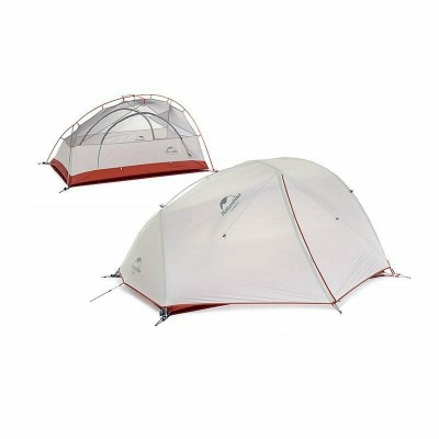 Палатка  Naturehike Star-river 2 NH17T012-T двухместная сверхлегкая с ковриком, серо-черная, 6927595716489