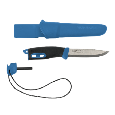 Нож Morakniv Companion Spark (S) Blue, нержавеющая сталь, 13572 Нож Morakniv Companion Spark (S) Blue, нержавеющая сталь, 13572