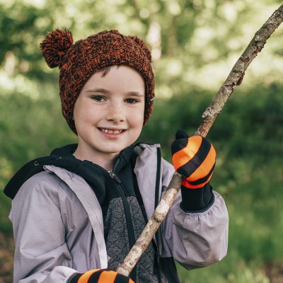 Водонепроницаемые детские варежки Dexshell Children mittens, оранжевые DG536S