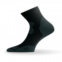 Носки Lasting TKI 908, cotton+polypropylene, черный, размер S, TKI908S