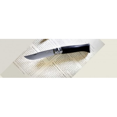 Нож Opinel №8, нержавеющая сталь, рукоять из эбенового дерева, 002015