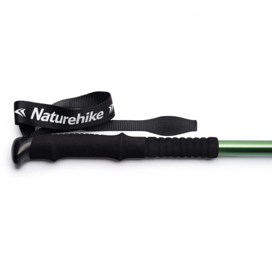 Трекинговая палка Naturehike ST 01 6061 (3-секции) NH17D001-Z (62-135cm) зелёный