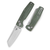 Нож Bestech Slasher сталь D2, рукоять Микарта зеленая Нож Bestech Slasher сталь D2, рукоять Микарта зеленая