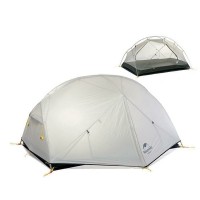 Палатка Naturehike Mongar NH17T007-M 20D  двухместная сверхлегкая , серая, 6927595708071