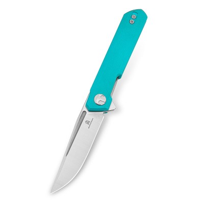 Нож Bestechman Mini Dundee сталь D2, рукоять G10 голубая