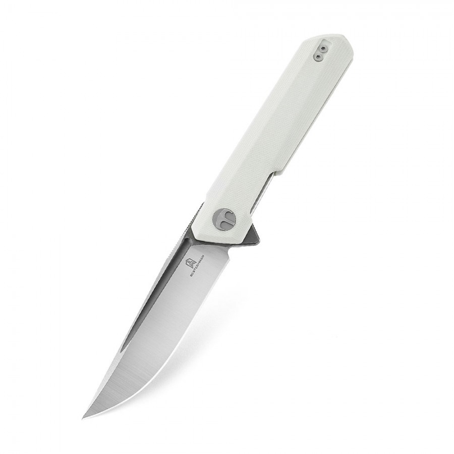 Нож Bestechman Dundee сталь D2, рукоять G10 белая