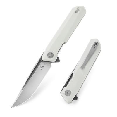 Нож Bestechman Dundee сталь D2, рукоять G10 белая