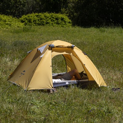 Палатка Naturehike P-Series NH18Z022-P 210T/65D, двухместная, серо-голубая, 6927595783597