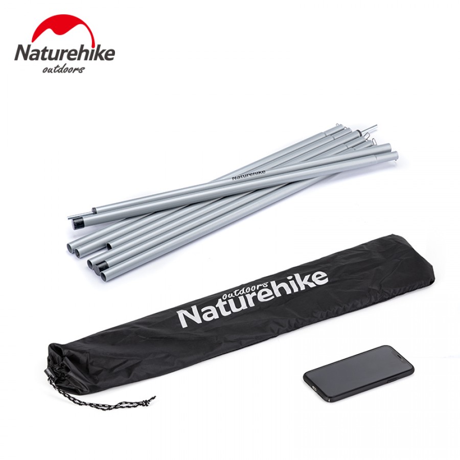 Стойки для тента Naturehike NH20PJ041 оцинкованное железо 2,0 м 4 секции (2шт), 6927595749562