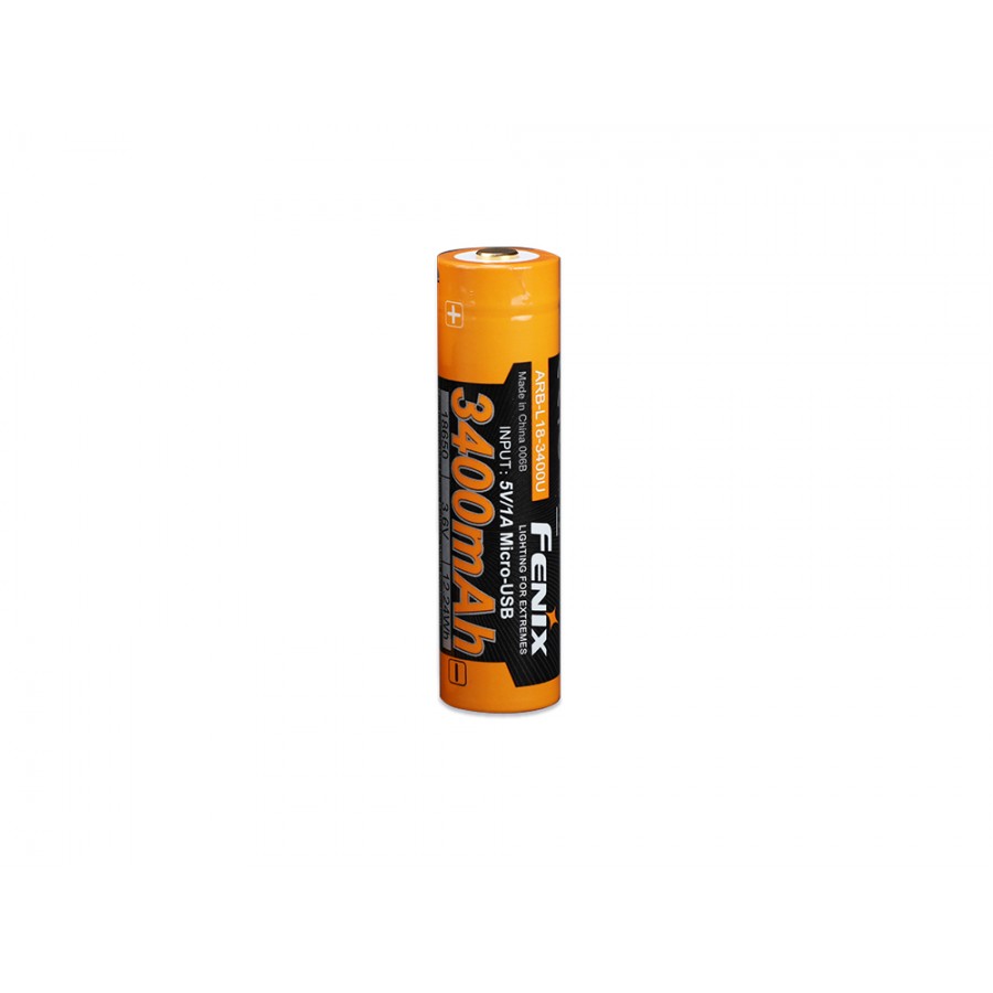 Аккумулятор 18650 Fenix  ARB-L18-3400U mAh Li-Ion USB Charge