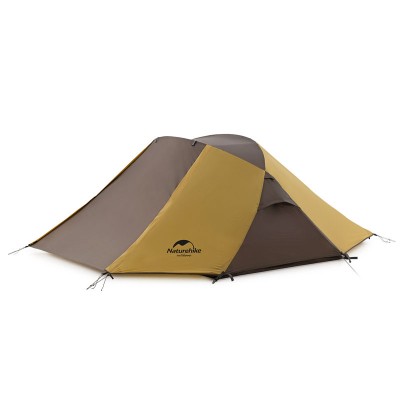 Палатка Naturehike Butterfly NH21YW132 210T двухместная, желто-коричневая, 6927595782910