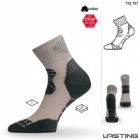 Носки Lasting TKI 707, cotton+polypropylene, бежевый/черный, размер L , TKI707L Носки Lasting TKI 707, cotton+polypropylene, бежевый/черный, размер L , TKI707L