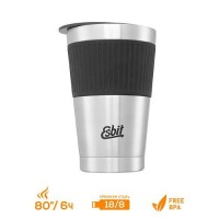 Термокружка Esbit SCULPTOR, из нержавеющей стали с резиновой накладкой, черная, 0.55 л, TBL550SC-SL-S Термокружка Esbit SCULPTOR, из нержавеющей стали с резиновой накладкой, черная, 0.55 л, TBL550SC-SL-S