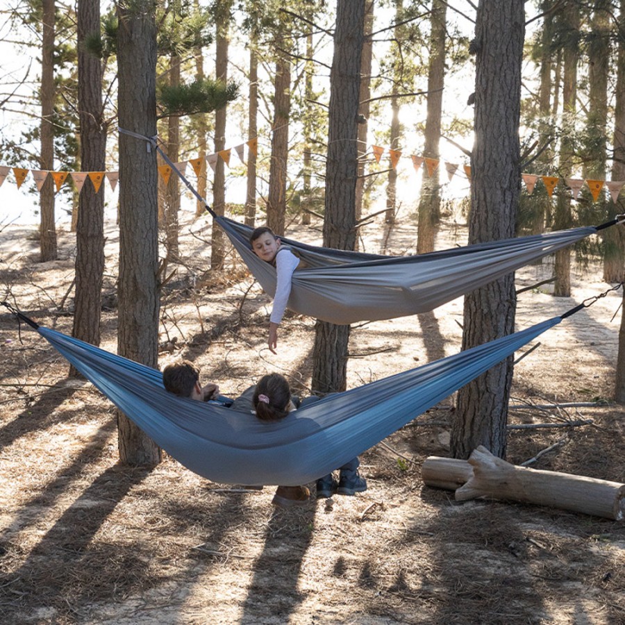 Гамак  1-местный Naturehike Ultralight NH21DC011 340T, синий, 6927595713624