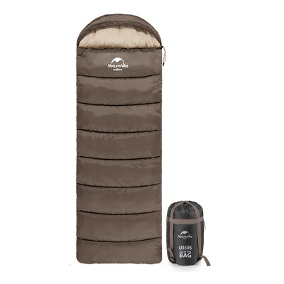 Спальный мешок Naturehike U Series Двойной хлопок осень-зима Brown U350, 6927595767221 (молния справа)