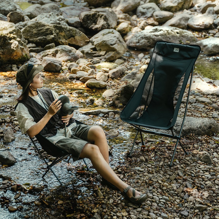 Кресло Naturehike Moon Chair CNK2450JJ015 складное чёрный L,6976023929410
