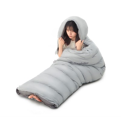 Ультралёгкий спальный мешок Naturehike RM40 Series Утиный пух Grey Size L, 6927595707173
