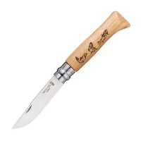 Нож Opinel №8 Animalia, нержавеющая сталь, рукоять дуб, гравировка форель, 001625 Нож Opinel №8 Animalia, нержавеющая сталь, рукоять дуб, гравировка форель, 001625