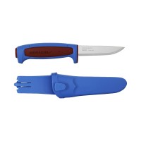Нож Morakniv Basic 546 лимитированный 2025 нержавеющая сталь, пласт. ручка (синяя) красная вставка Нож Morakniv Basic 546 лимитированный 2025 нержавеющая сталь, пласт. ручка (синяя) красная вставка