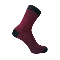 Водонепроницаемые носки DexShell Ultra Thin Crew XL (47-49), бордовый/черный Водонепроницаемые носки DexShell Ultra Thin Crew XL (47-49), бордовый/черный