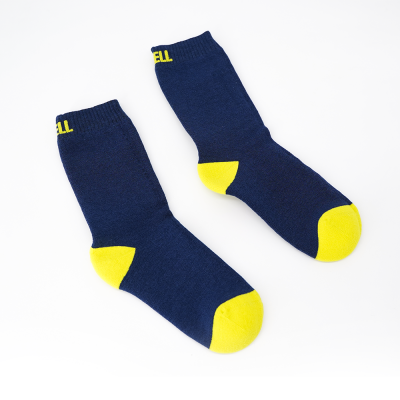 Водонепроницаемые носки DexShell Ultra Thin Crew S (36-38), синий/желтый, DS683NLS