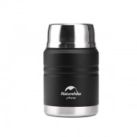 Термос Naturehike NH20SJ041 500мл (для еды) , черный, 6927595767467 Термос Naturehike NH20SJ041 500мл (для еды) , черный, 6927595767467