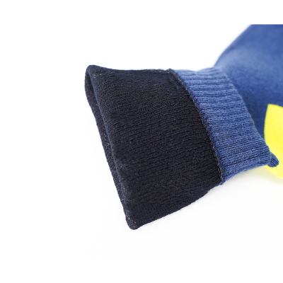 Водонепроницаемые носки DexShell Ultra Thin Crew XL (47-49), синий/желтый, DS683NLXL