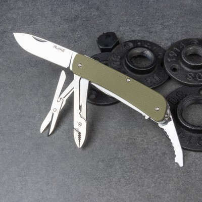 Нож multi-functional Ruike L41-G зеленый