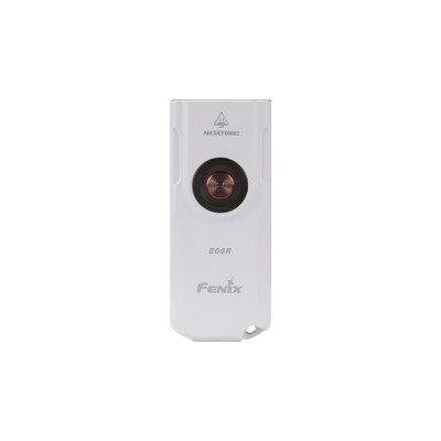 Фонарь-брелок Fenix E06R белый