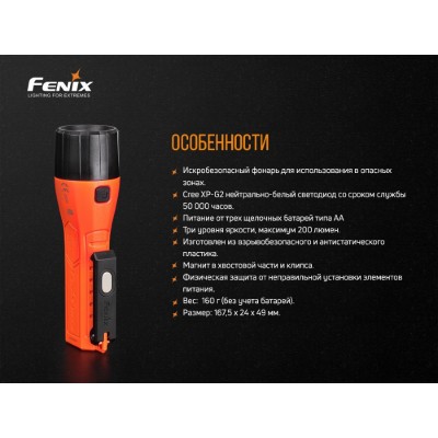 Фонарь Fenix WF11E