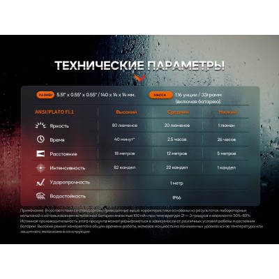 Тактическая ручка Fenix T6 черная, T6-Black