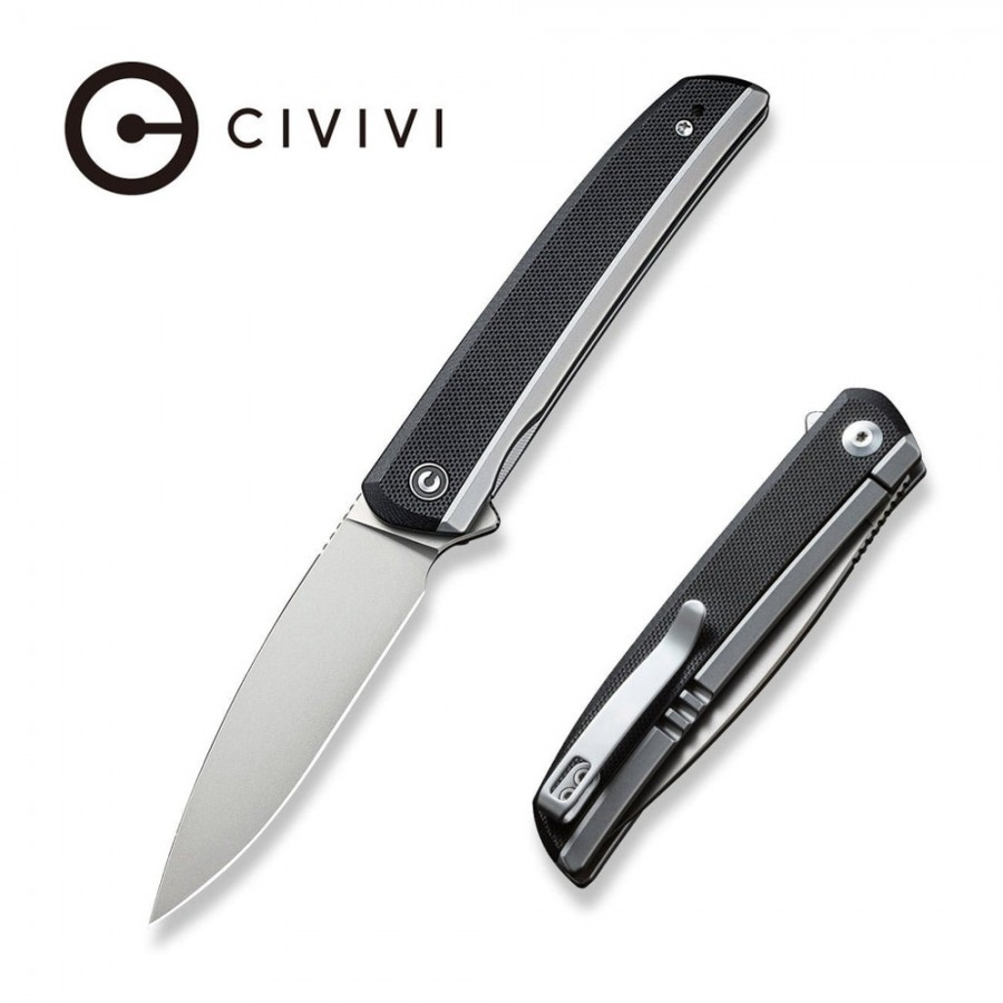 Складной нож CIVIVI Savant сталь C14C28N, рукоять G10 черная