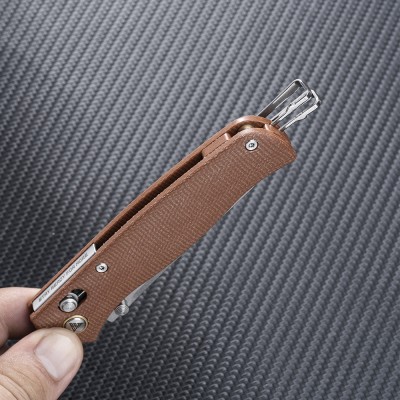 Нож складной SRM Medal 255L-MN коричневый