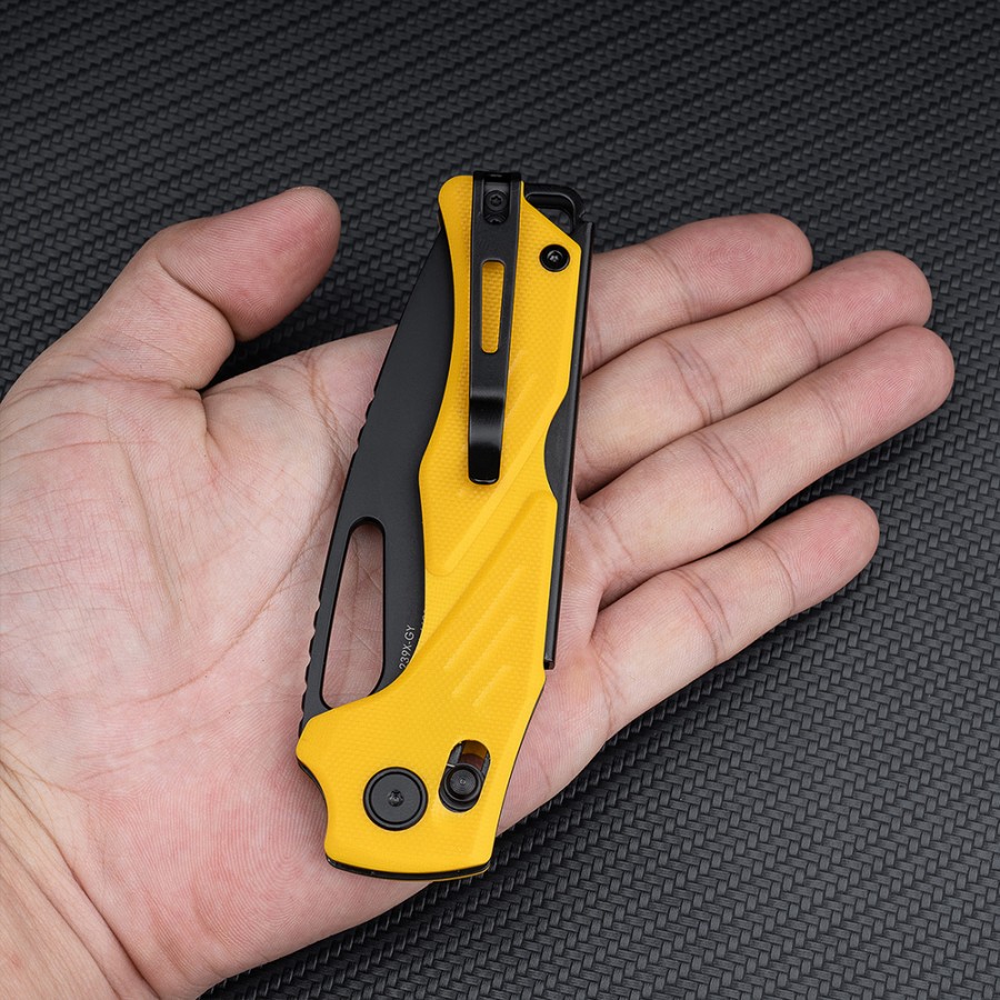 Нож складной SRM Mirage 239X-GY желтый