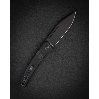 Складной нож SENCUT Brazoria D2 Steel Black Stonewashed Handle G10 Black