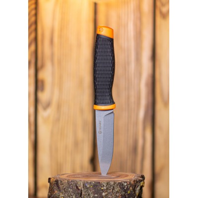 Нож Ganzo G806 черный c оранжевым, G806-OR