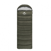 Спальный мешок Naturehike U Series Двойной хлопок осень-зима Green U350 молния слева, 6927595767238GL