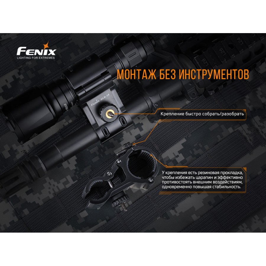 Крепление на оружие для фонарей Fenix ALG-18