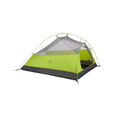 Палатка 3-местная Naturehike сверхлегкая + коврик Сloud up NH18T030-T, 20D , светло-зеленый, 6927595730591