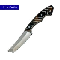 Нож с фиксированным лезвием Vostron Tankut сталь VG10 с ножнами из кайдекса карбон VSTV10-K